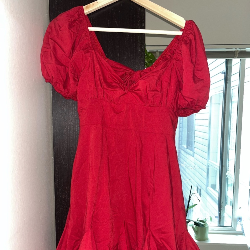 LIKE NEW | Lash Next Door, Brooklyn & Bailey, Red Dress | LIMITED EDITION